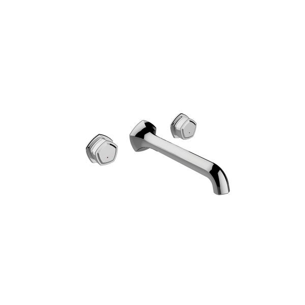 OCCASION WM LAV L SPOUT W/ KNOB HNDLS (EX27103T-9-CP)