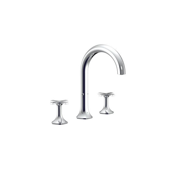 OCCASION DM BATH C SPOUT W/CROSS HNDLS (EX27104T-3-CP)
