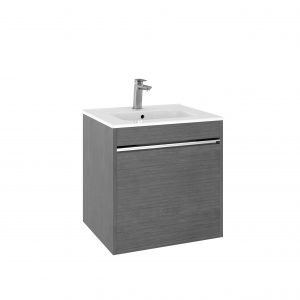 Kai Single Drawer Basin Unit 500 Grey Oak (KL5000DGO)
