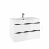 Kai X Two Drawer Basin Unit 800 White Gloss (KL8200DWG)