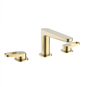 Lazo Basin 3H Set Deck Mounted Brushed Brass (LA135DNF)