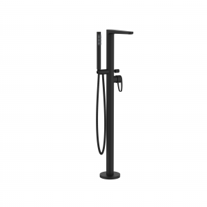 Lazo Bath Shower Mixer Floor Standing Matt Black (LA416FM)