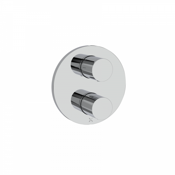 Crossbox Lazo 1 Outlet Trim & Valves Chrome (LACB1000LBPC)