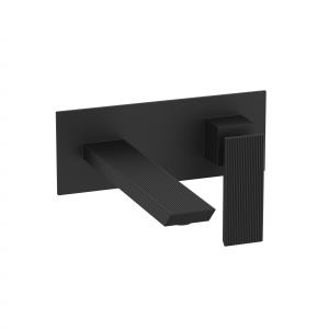 Limit 2H Basin Set Wall Mounted Matt Black (LI120WNM)