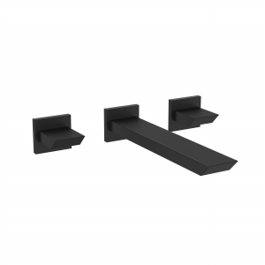 Limit 3H Basin Set Wall Mounted Matt Black (LI130WNM)
