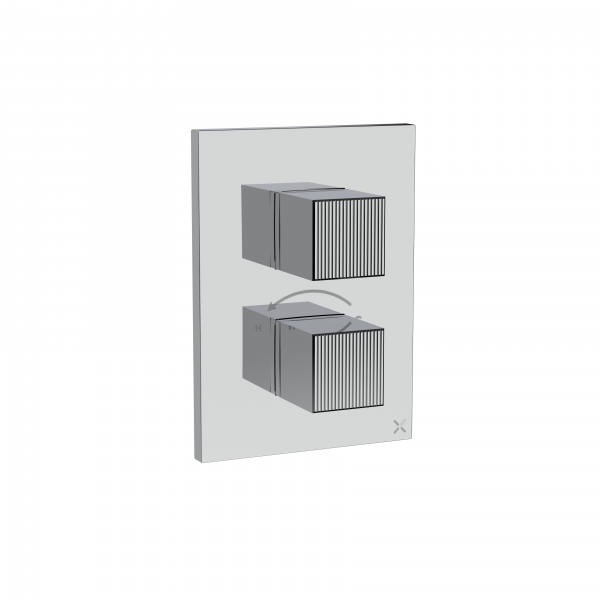 Crossbox Limit 3 Oulet Trim & Valves Chrome (LICB2500LBPC)