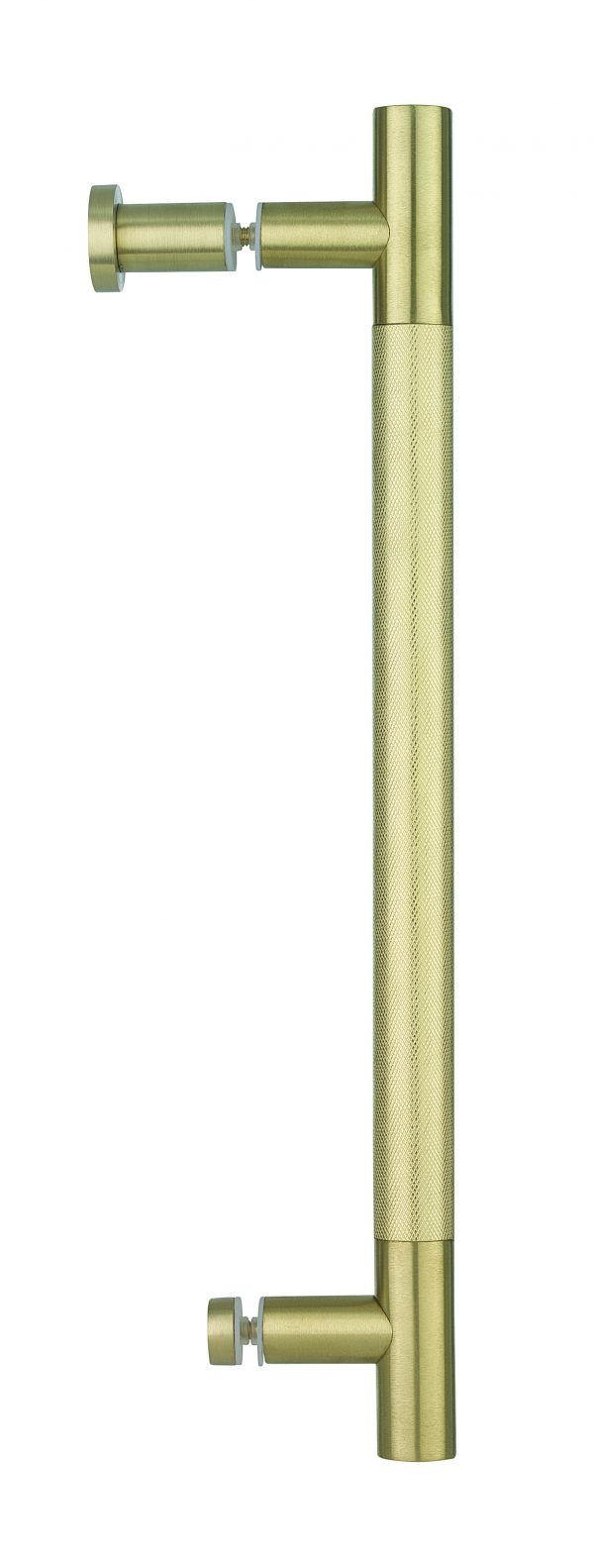 Optix Knurled Handle Brushed Brass (OXKNURLF)