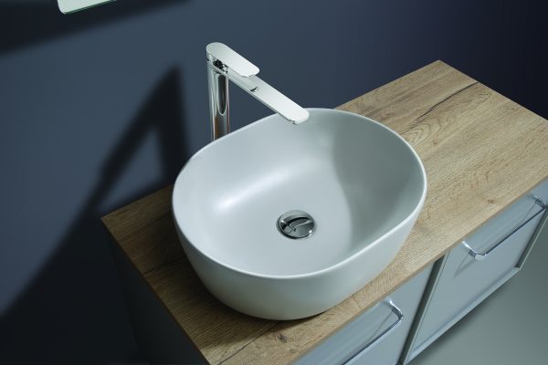 Pier Tall Basin Monobloc No Waste Deck Mounted Chrome (PI112DNC) - Image 2