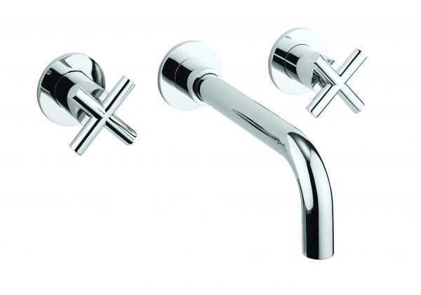 MPRO Crosshead Basin 3 Hole Set Wall Chrome (PRC130WNC)