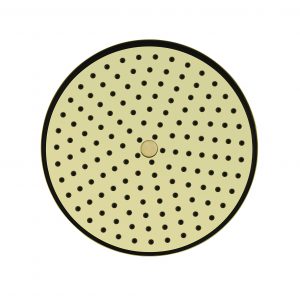 MPRO Industrial 8" Easy Clean Shower Head Brushed Brass Unlacquered (PRI08UB_EC)
