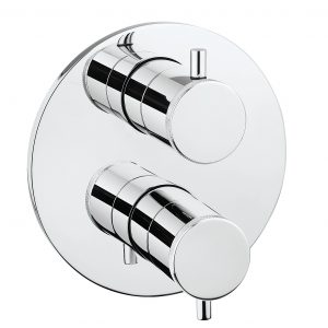 Crossbox MPRO Industrial 1 Outlet Trim & Levers Chrome (PRICB1000LBPC)