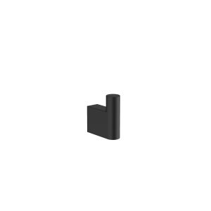 MPRO Single Robe Hook Matt Black (PRO021M+)