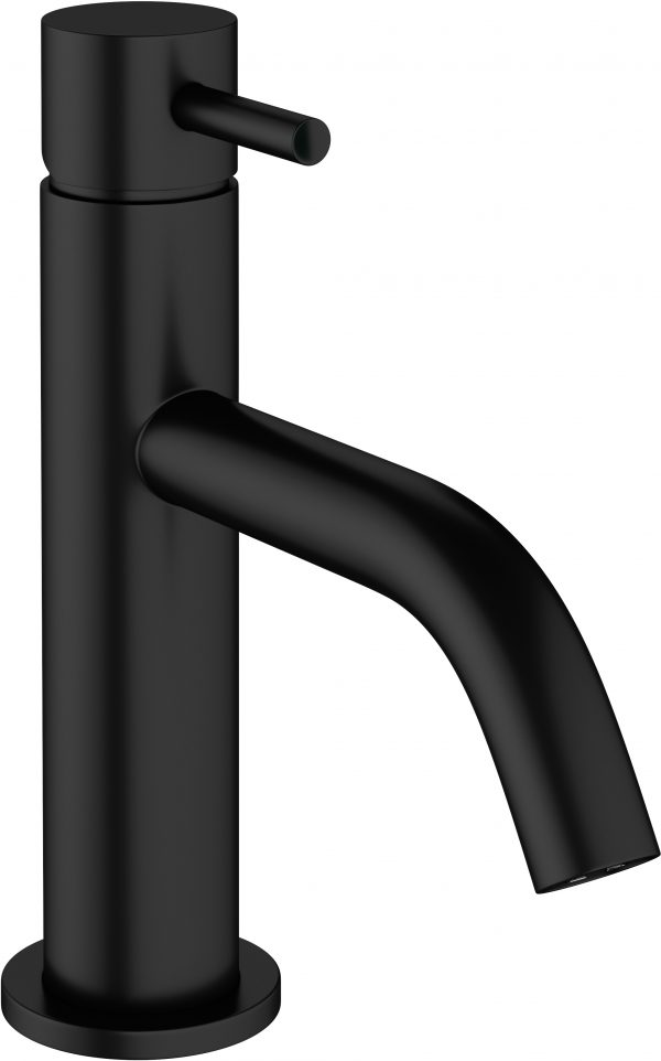MPRO Basin Monobloc No Waste Deck Mounted Matt Black (PRO110DNM)