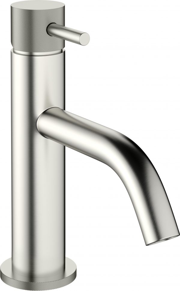 MPRO Basin Monobloc Knurled No Waste Deck Mounted Stainless (PRO110DNV_K)