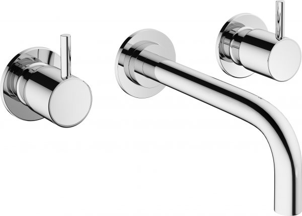 MPRO Basin 3 Hole Set Wall Mounted Chrome (PRO130WNC+)