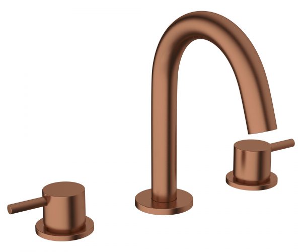 MPRO Basin 3H Set Deck Mounted Brushed Bronze (PRO135DNBZ)