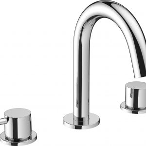 MPRO Basin 3 Hole Set Wall Mounted Chrome (PRO135DNC)