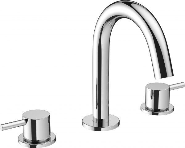 MPRO Basin 3 Hole Set Wall Mounted Chrome (PRO135DNC)