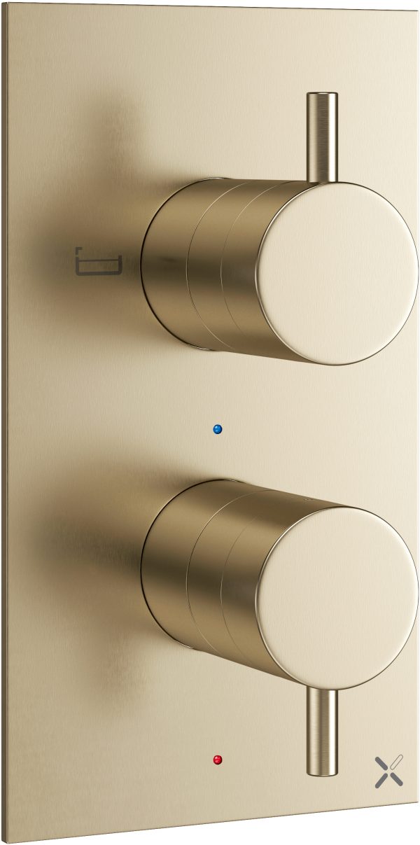 MPRO 2 Handle Trimset (must be paired with WLBP25X3R+) Brushed Brass (PRO1500LBPF)