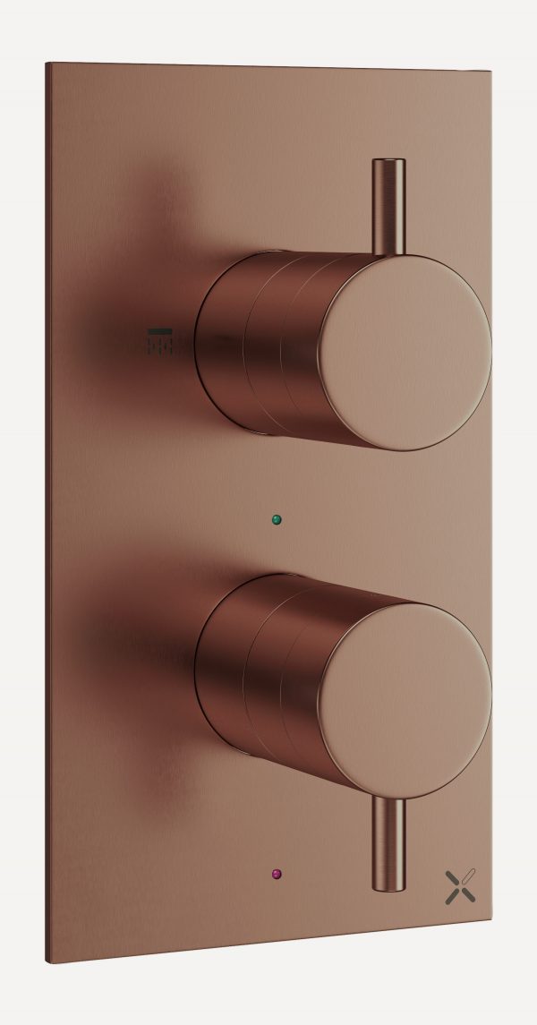 MPRO 2 Handle Shower Handset Etched Trimset Brushed Bronze (PRO1510LBPBZ)