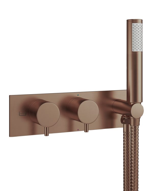 MPRO 2 Handle Trimset Integrated Handset Brushed Bronze (PRO1701LBPBZ)