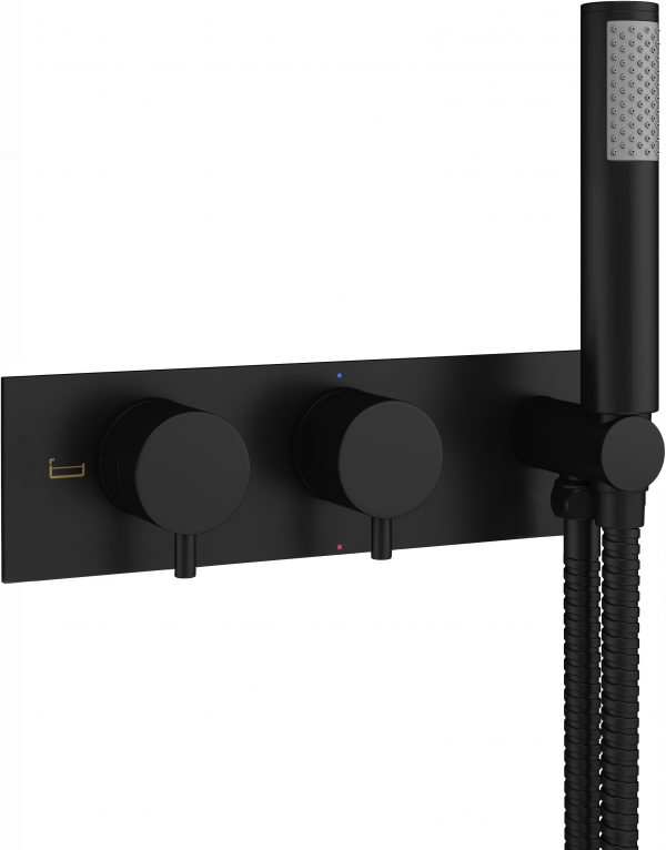 MPRO 2 Handle Trimset with Handset & Hose (must be paired with WLBP25X31R+) Matt Black (PRO1701LBPM)