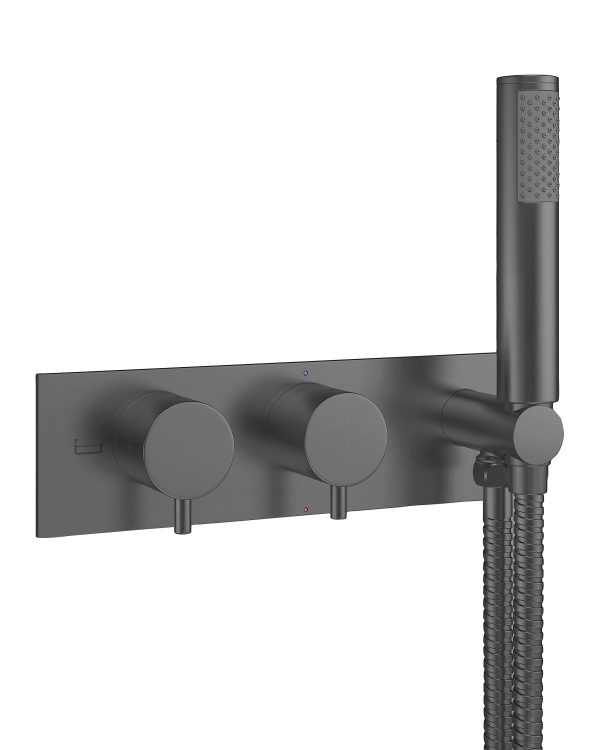 MPRO 2 Handle Trimset Integrated Handset Slate (PRO1701LBPT)