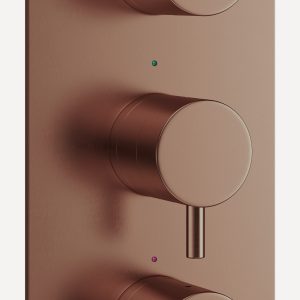 MPRO 3 Handle Shower Handset Etched Trimset Portrait Brushed Bronze (PRO2000LBPBZ)