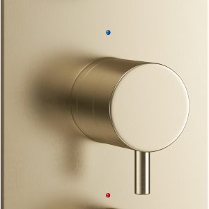 MPRO 3 Handle Trimset (must be paired with WLBP2000R+) Brushed Brass (PRO2000LBPF)