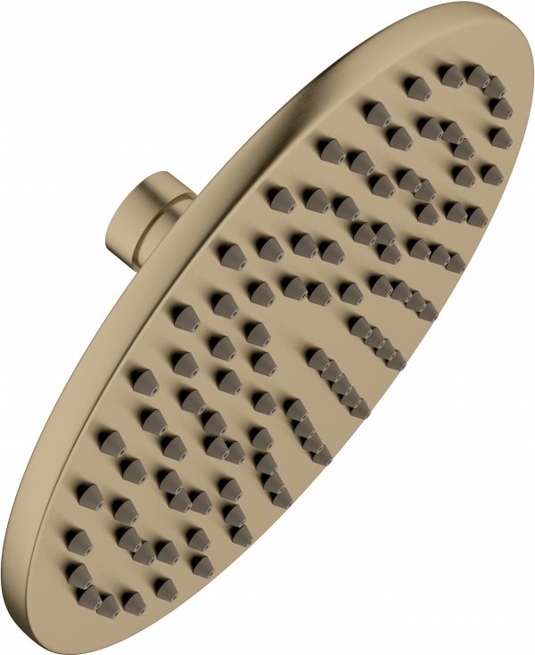 MPRO Fixed Head 200mm Brushed Brass (PRO200F+)