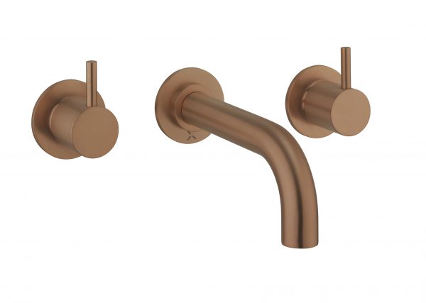 MPRO Bath 3H Wall Mounted Set Brushed Bronze (PRO330WNBZ)
