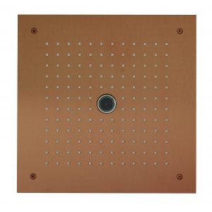MPRO Stream 380x380 Recessed Shower Head Brushed Bronze (PRO380BZ)