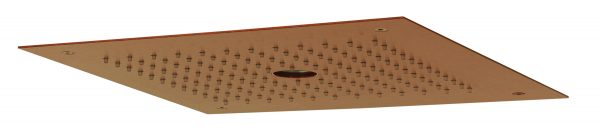 MPRO Stream 380x380 Recessed Shower Head Brushed Brass (PRO380F) - Image 3