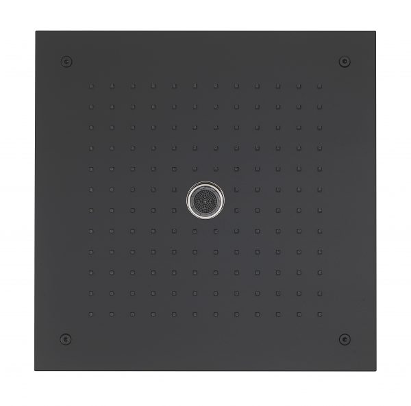 MPRO Stream 380x380 Recessed Shower Head Matt Black (PRO380M) - Image 2