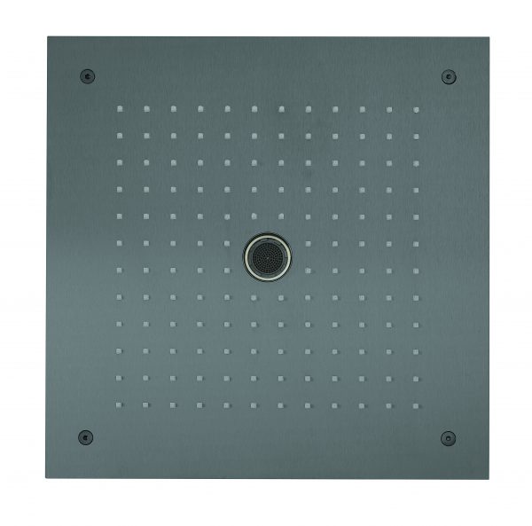 MPRO Stream 380x380 Recessed Shower Head Slate (PRO380T)