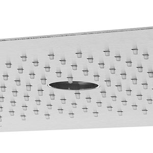 MPRO Stream 380x380 Recessed Shower Head Stainless Steel Effect (PRO380V)