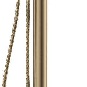 MPRO Bath Shower Mixer Floor Standing Brushed Brass (PRO416FF)