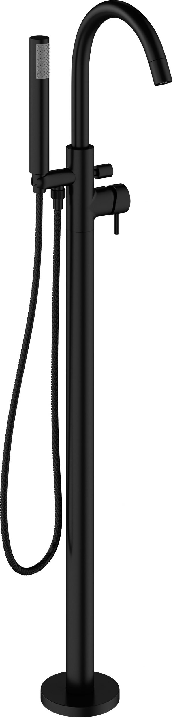 MPRO Bath Shower Mixer Floor Standing Matt Black (PRO416FM)