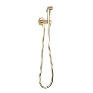 MPRO Integrated Douche Valve, Handset & Holder Brushed Brass (PRO945F)