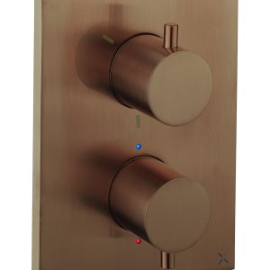 MPRO Crossbox 3 Outlet Trim & Valves Brushed Bronze (PROCB2500LBPBZ+)