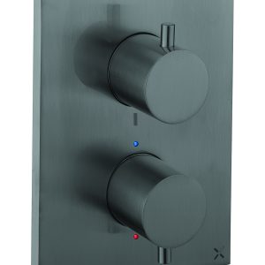 MPRO Crossbox 3 Outlet Trim & Valves Slate (PROCB2500LBPT+)