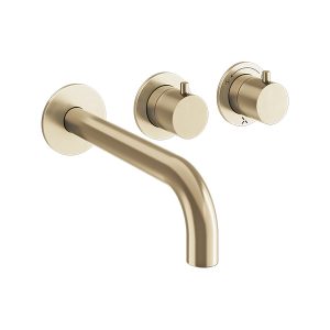 Module MPRO 2 Control Trimset With Bath Spout Brushed Brass (PROMOD1601TRIMF)
