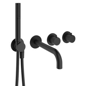 Module MPRO 2 Control Trimset With Bath Spout & Handshower Matt Black (PROMOD440TRIMM)
