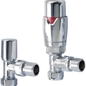 Pier Angled TRV Rad Valve Chrome (RADVTRVA1C)