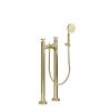 Riviera Bath Floor Standing Bath Legs Gold (RIV15 GOLD)
