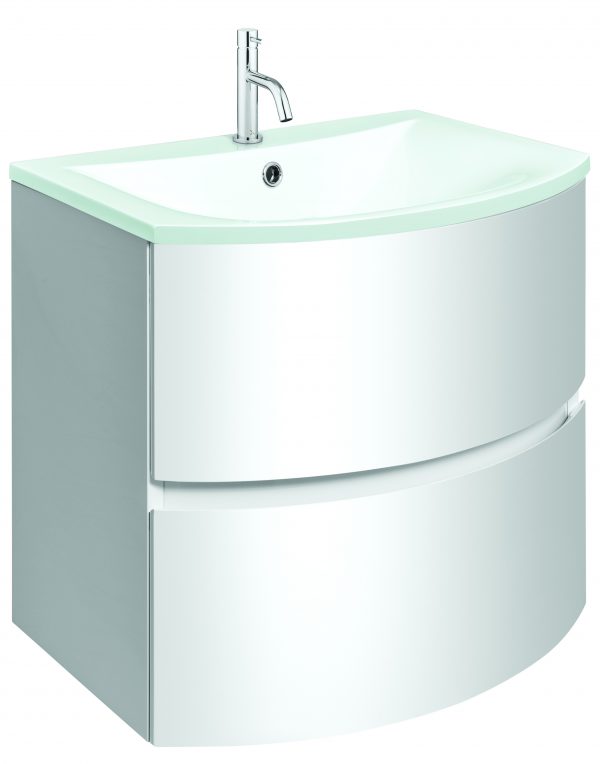 Svelte Basin Unit 600 White Gloss (SE6000DWG) - Image 2