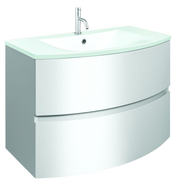 Svelte Basin Unit 800 White Gloss (SE8000DWG) - Image 2