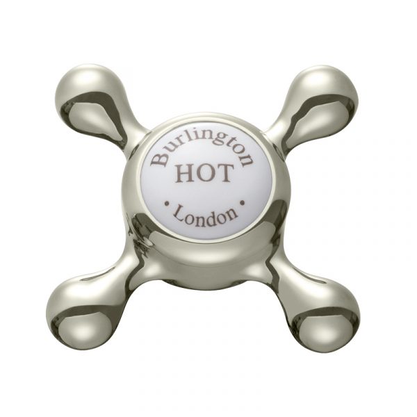 Claremont Tap Handles (pair) Brushed Nickel (T1 BNKL)