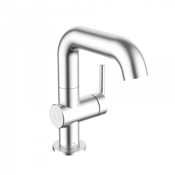 3ONE6 Lever Basin Side Deck Mixer 1 Handle Stainless (TL111DNS)