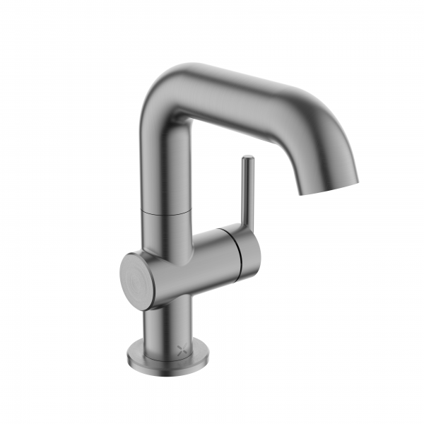 3ONE6 Lever Basin Side Deck Mixer 1 Handle Stainless Slate (TL111DNST)
